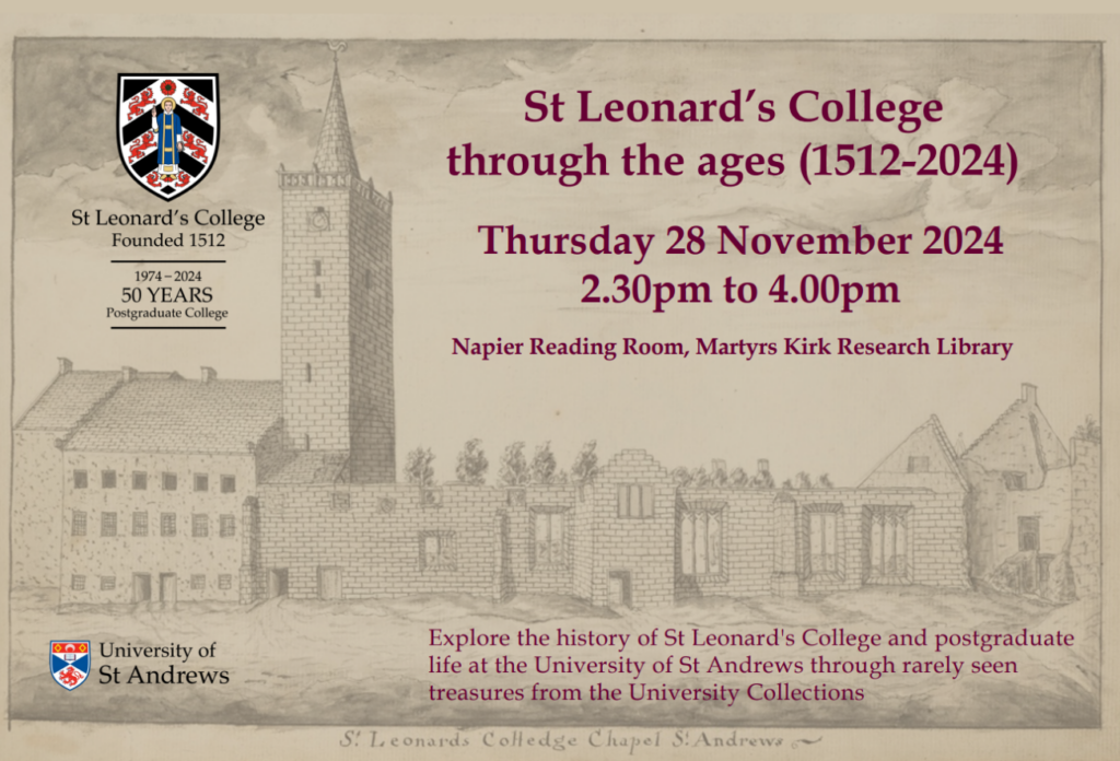 Poster for event